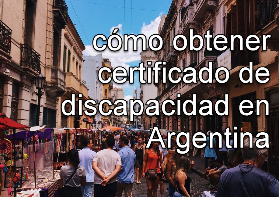 cómo obtener certificado de discapacidad en Argentina