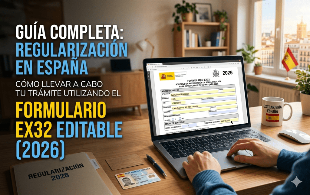 CÓMO LLEVAR A CABO TU TRÁMITE DE REGULARIZACIÓN UTILIZANDO EL FORMULARIO EX32 EDITABLE