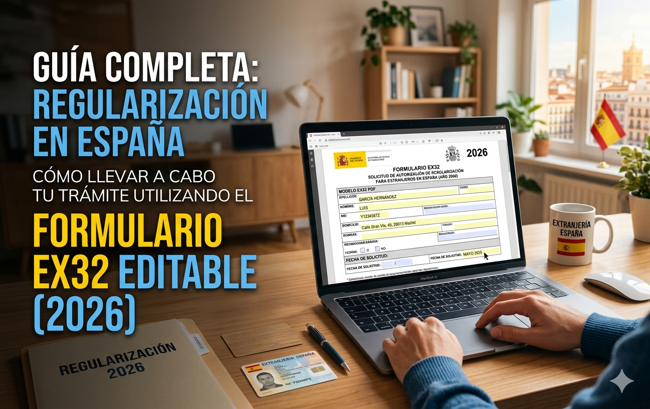 CÓMO LLEVAR A CABO TU TRÁMITE DE REGULARIZACIÓN UTILIZANDO EL FORMULARIO EX32 EDITABLE